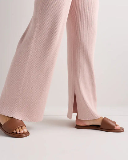 Cotton Cashmere Maternity Wide Leg Pants