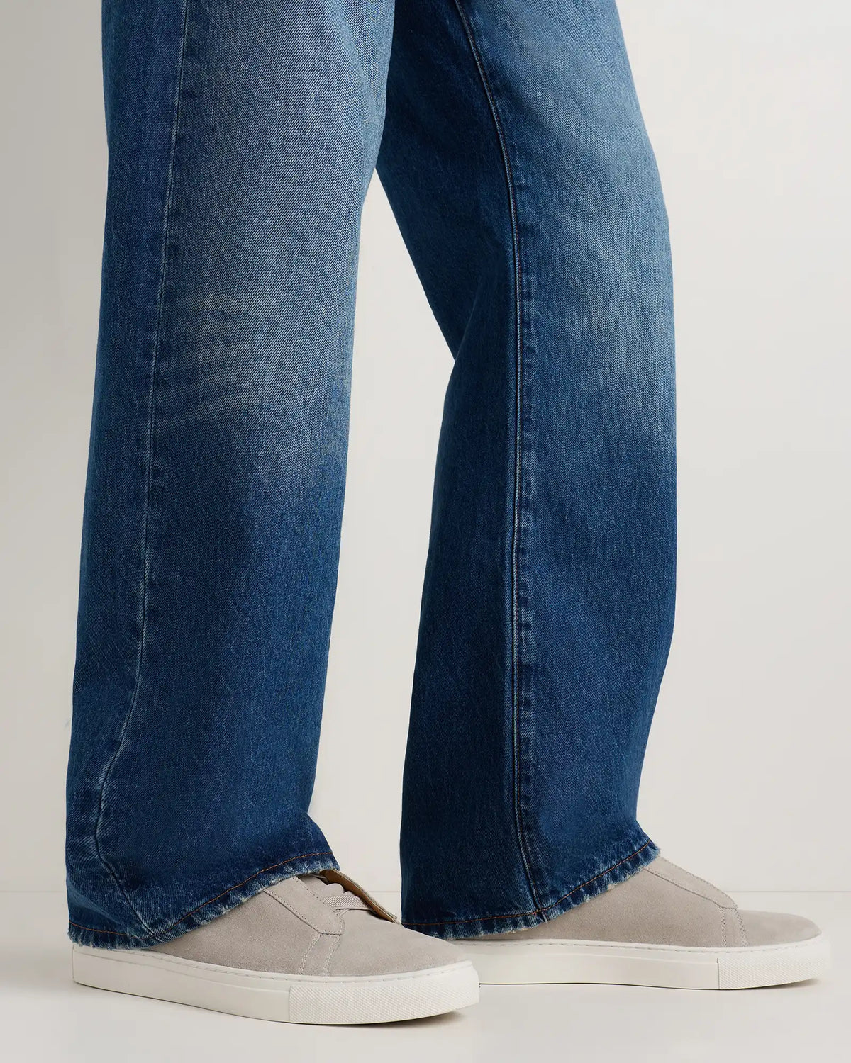 Italian Suede Tailored Sneaker