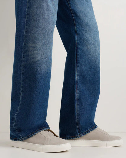 Italian Suede Tailored Sneaker