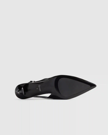 Italian Leather 55mm Slingback Pump