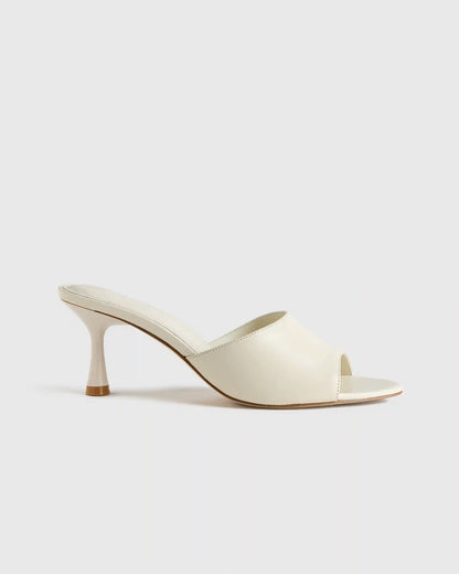 Italian Leather 65mm Stiletto Mule