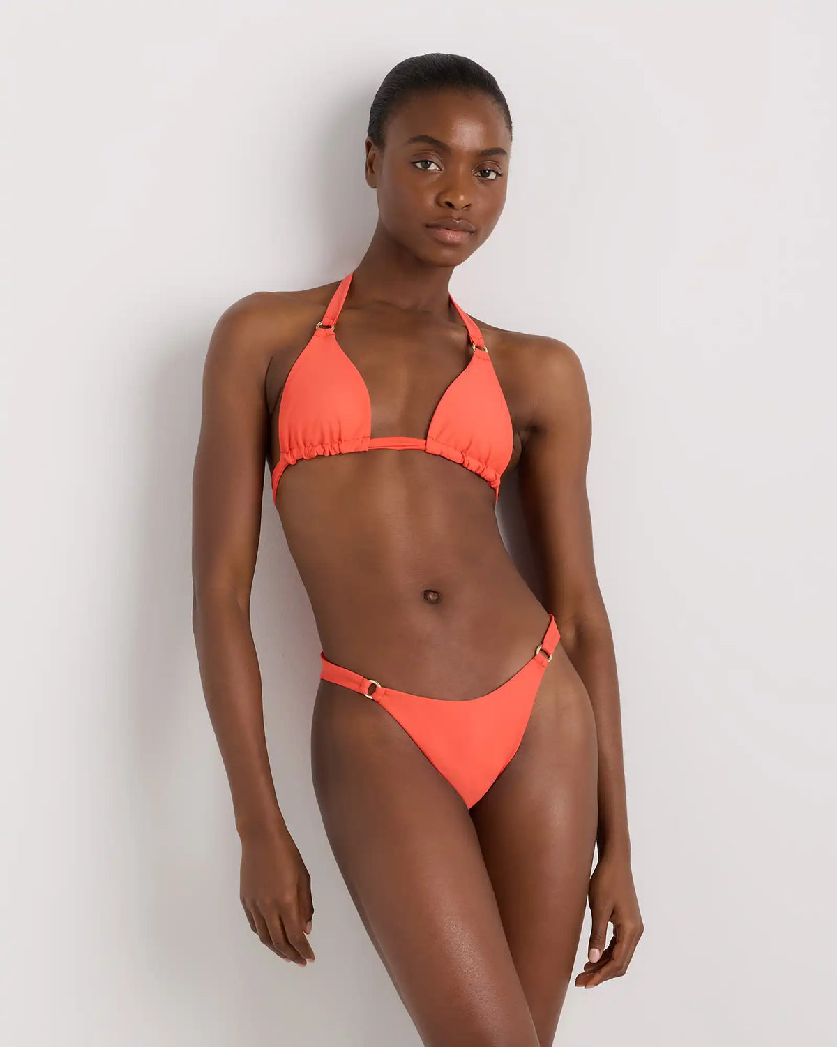 Italian High-Leg Ring Bikini Bottom