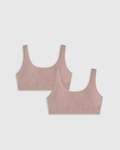 Organic Cotton Tank Bralette (2-pack)