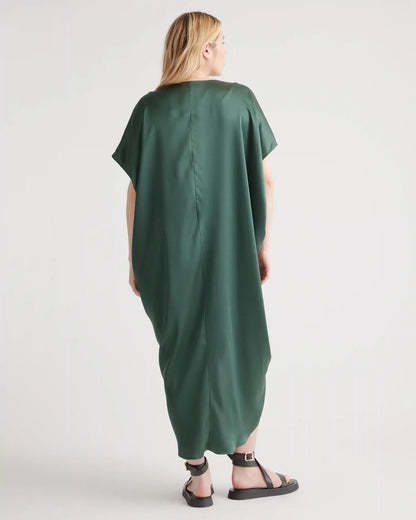 100% Washable Silk Maternity Dress