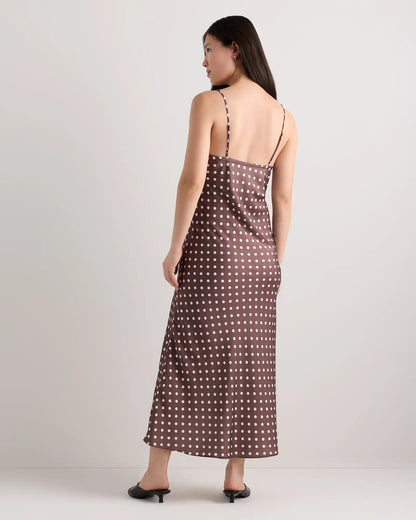 Washable Stretch Silk Maternity Slip Dress