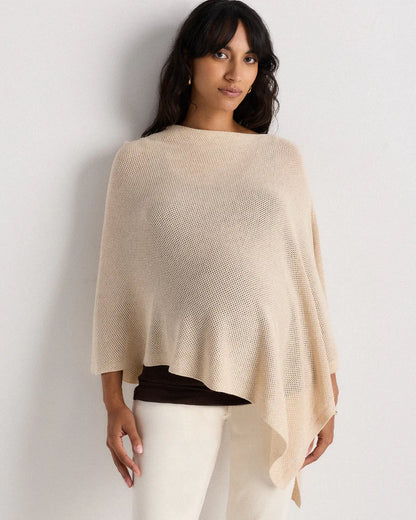 Lightweight Cotton Cashmere Nursing Shawl