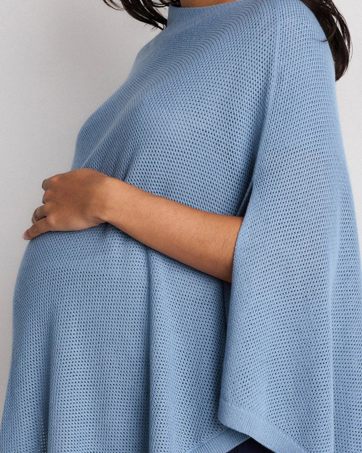 Lightweight Cotton Cashmere Nursing Shawl