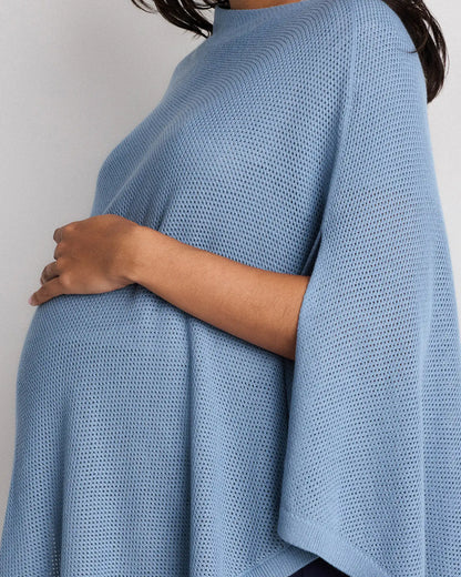 Lightweight Cotton Cashmere Nursing Shawl