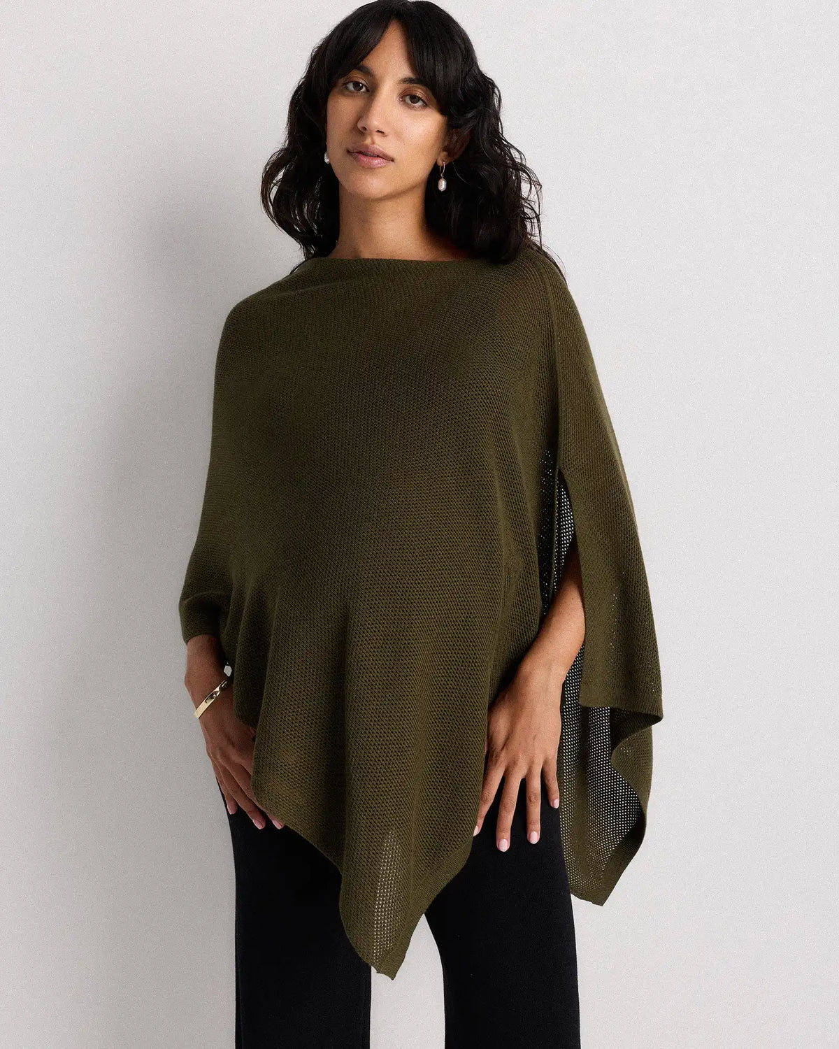 Lightweight Cotton Cashmere Nursing Shawl