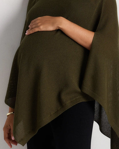 Lightweight Cotton Cashmere Nursing Shawl