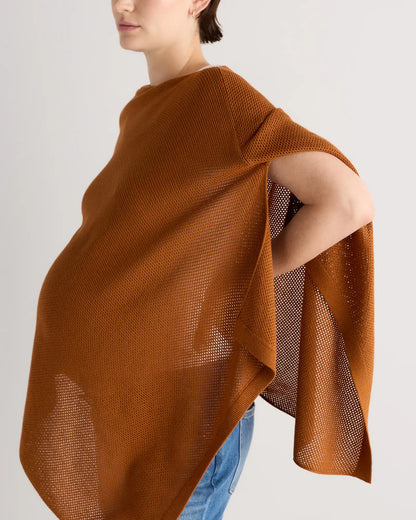 Lightweight Cotton Cashmere Nursing Shawl