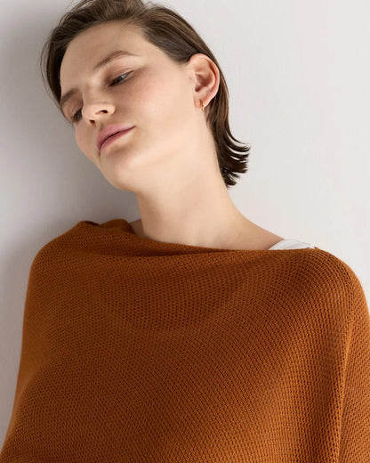 Lightweight Cotton Cashmere Nursing Shawl