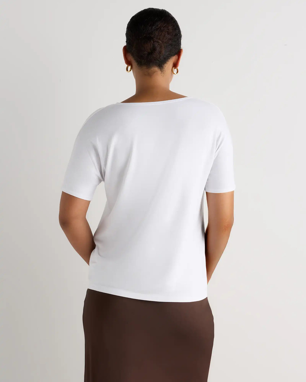 Bamboo Jersey Maternity Dolman Sleeve Tee (2-pack)