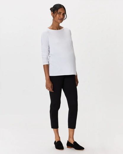Bamboo Jersey Maternity Long Sleeve Tee (2-pack)