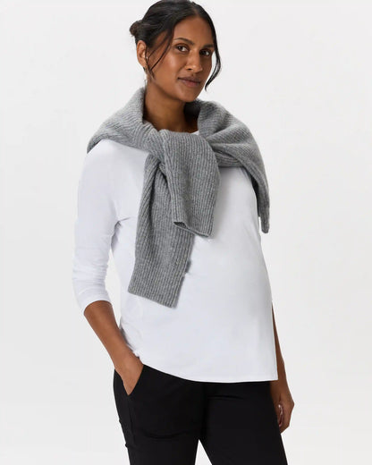Bamboo Jersey Maternity Long Sleeve Tee (2-pack)