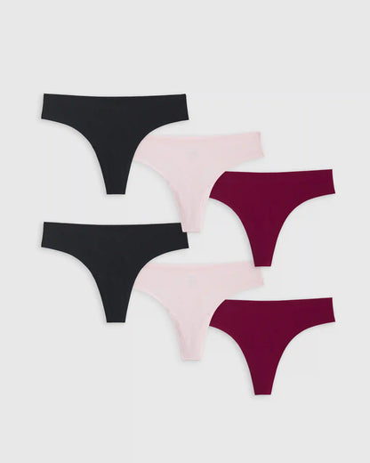 Invisible Bonded Thong (6-Pack)