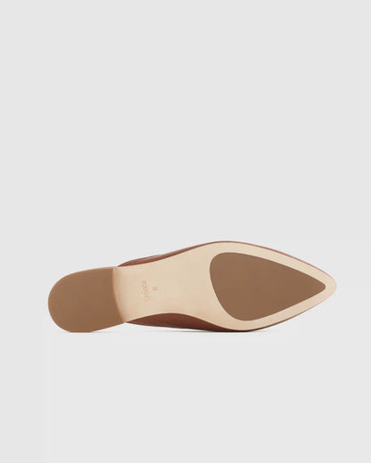 Italian Leather Pointed Mule