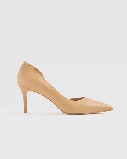 Italian Leather 75mm d'Orsay Pump