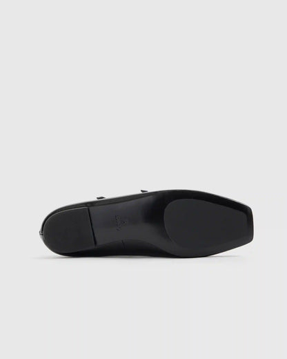 Italian Leather Strappy Ballet Flat
