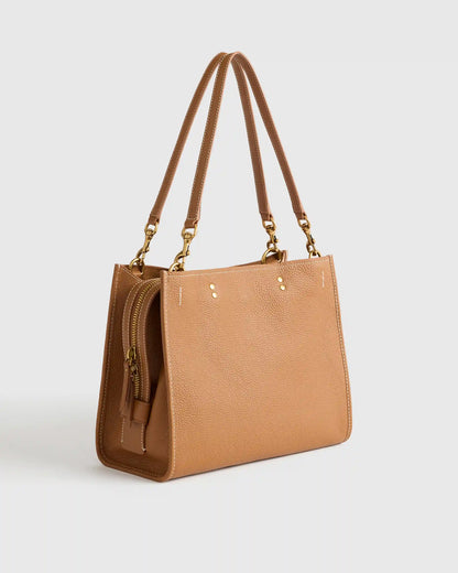Italian Leather Medium Convertible Satchel