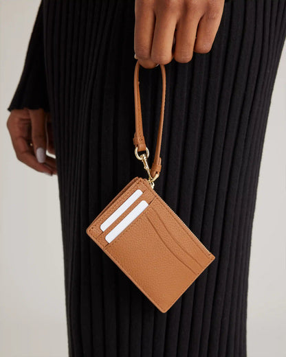 Italian Leather Card Case Wristlet