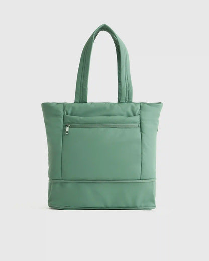 Water Repellent Puff Expandable Tote