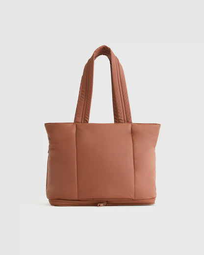 Water Repellent Puff Expandable Tote