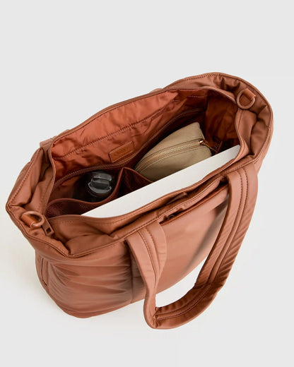 Water Repellent Puff Expandable Tote