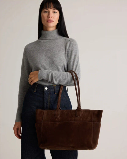 Hudson Suede Tote