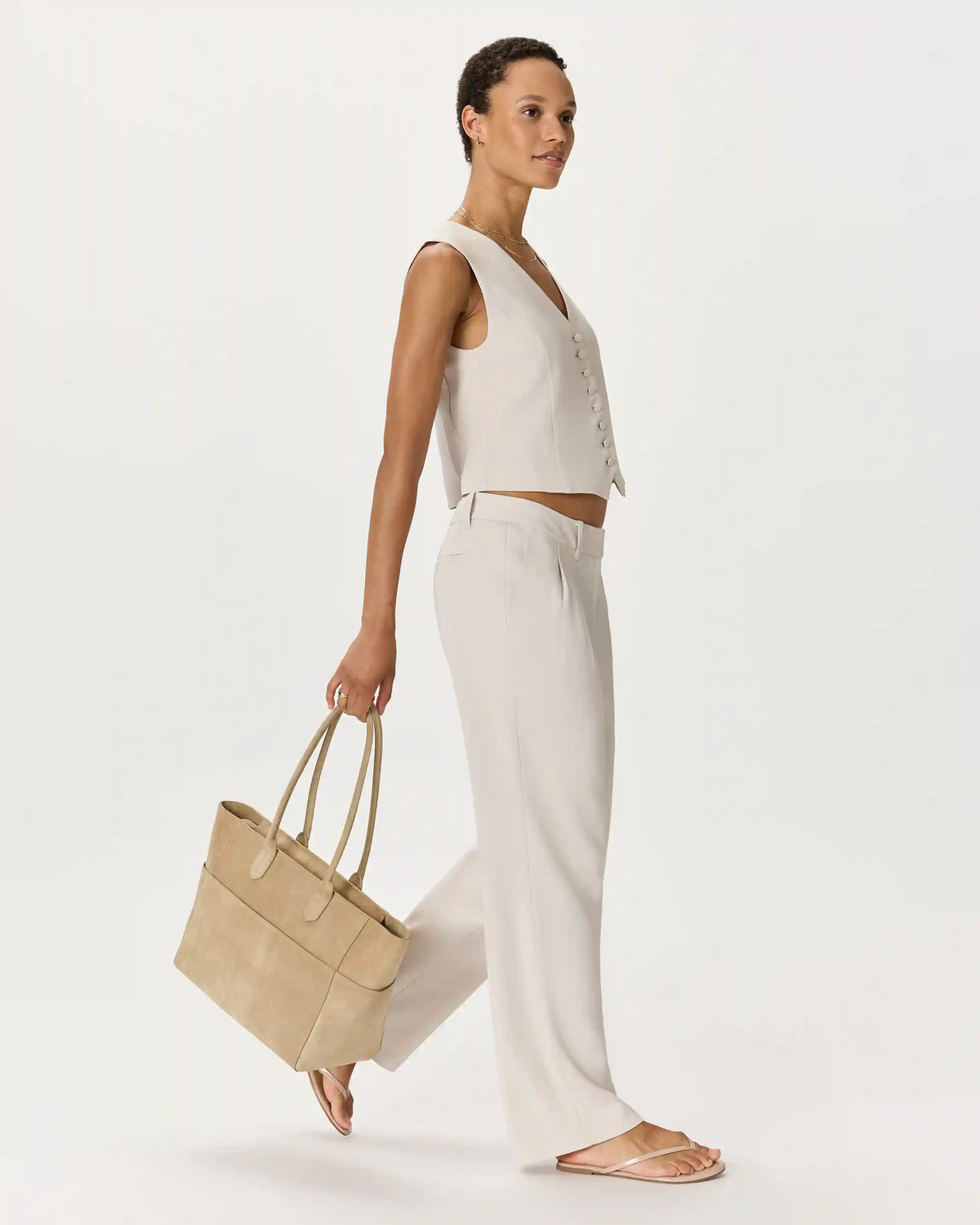 Hudson Suede Tote