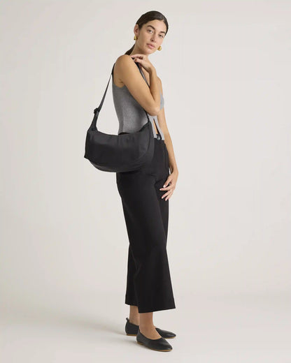 Revive Nylon Crescent Shoulder Bag