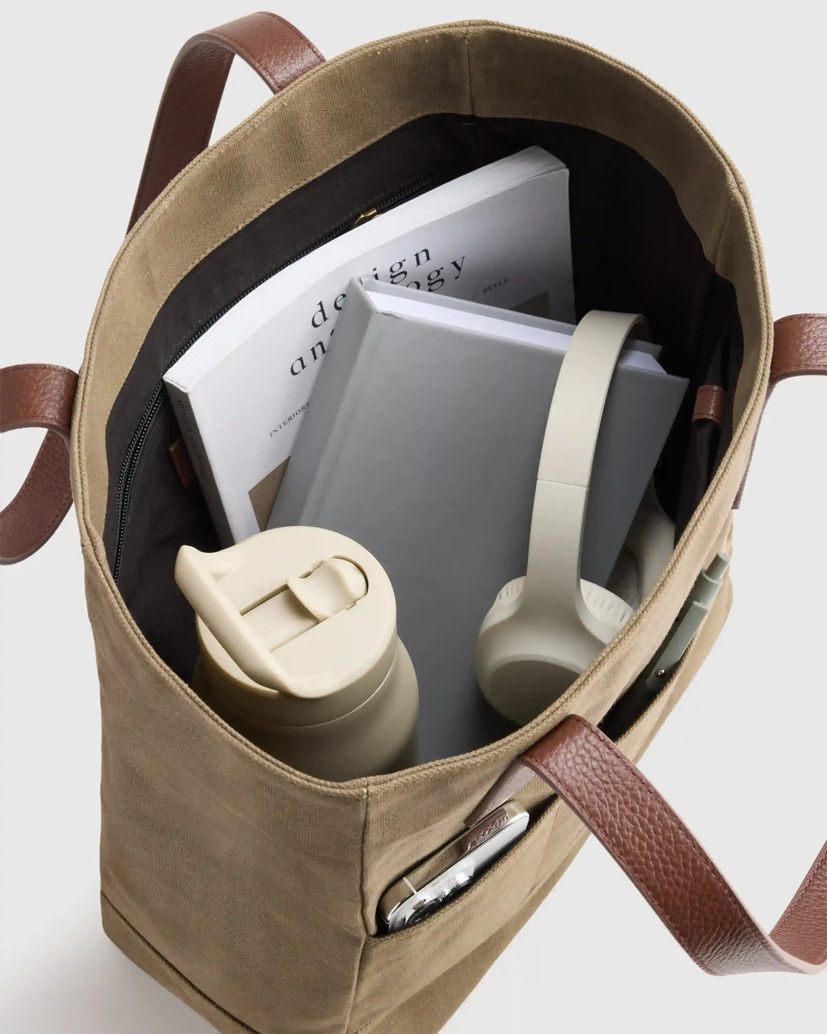 Waxed Canvas Utility Tote