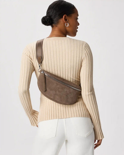 Quinn Suede Sling Bag