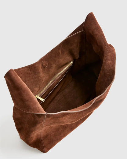Esme Suede Shoulder Bag