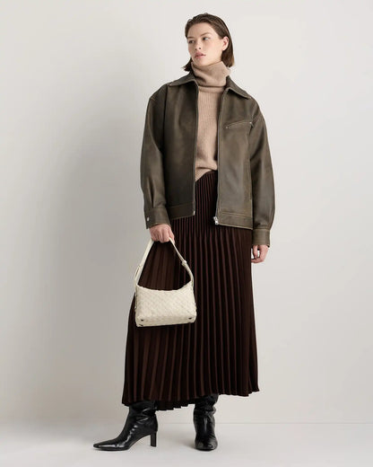 Italian Leather Handwoven Mini Bag