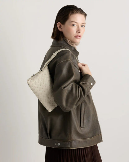 Italian Leather Handwoven Mini Bag