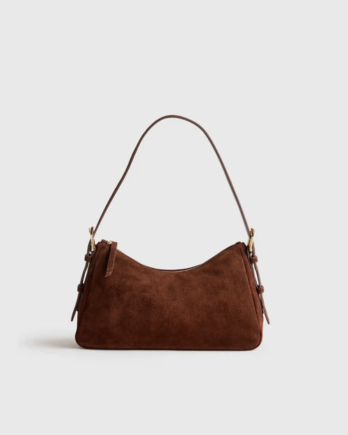 Sutton Suede Small Shoulder Bag