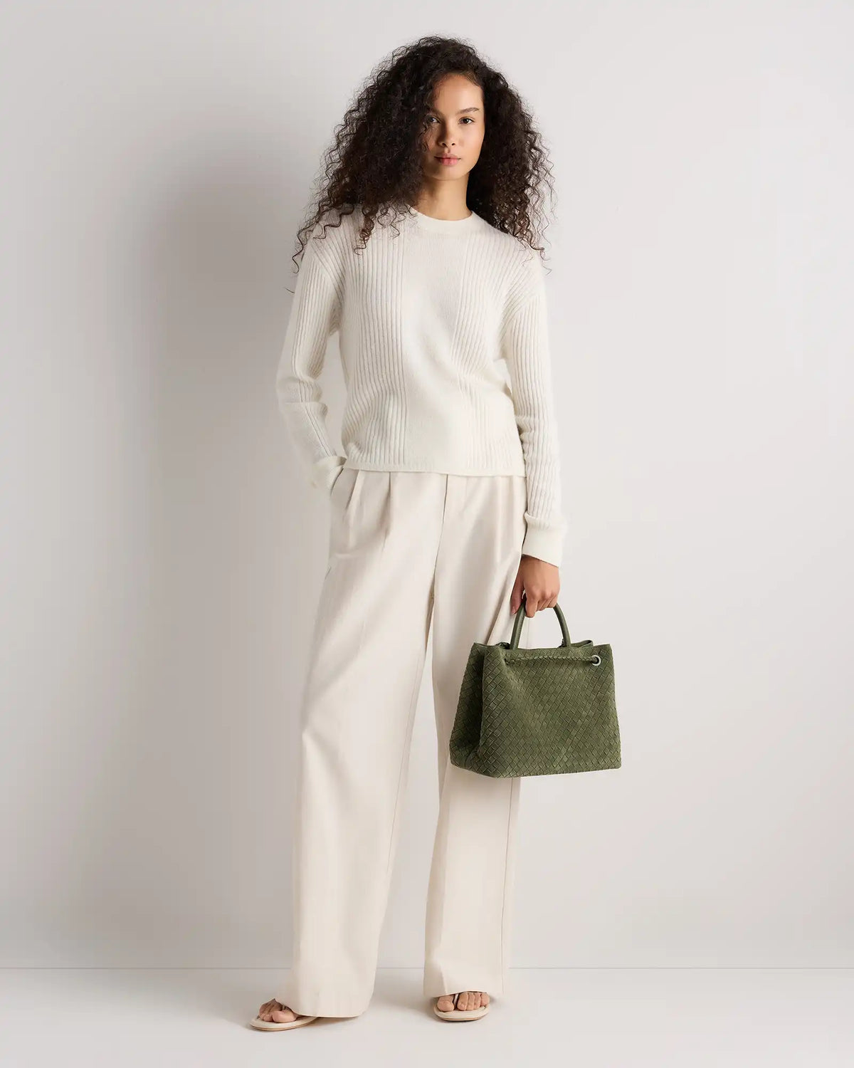 Romy Suede Handwoven Satchel