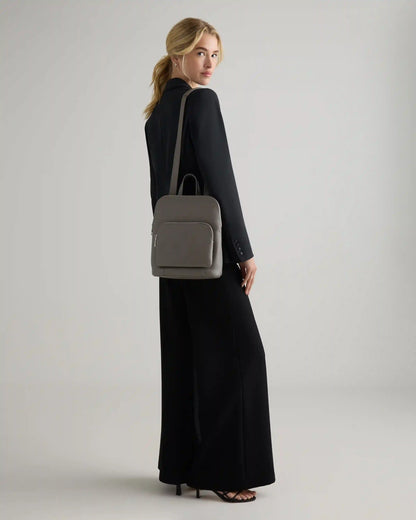 Italian Leather Mini Convertible Backpack