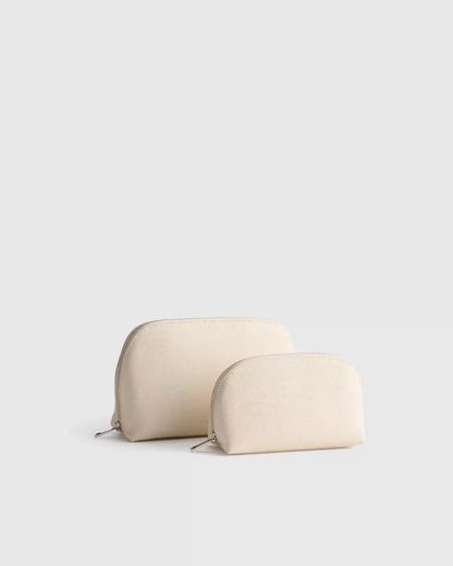 Italian Leather Pouch Travel Set