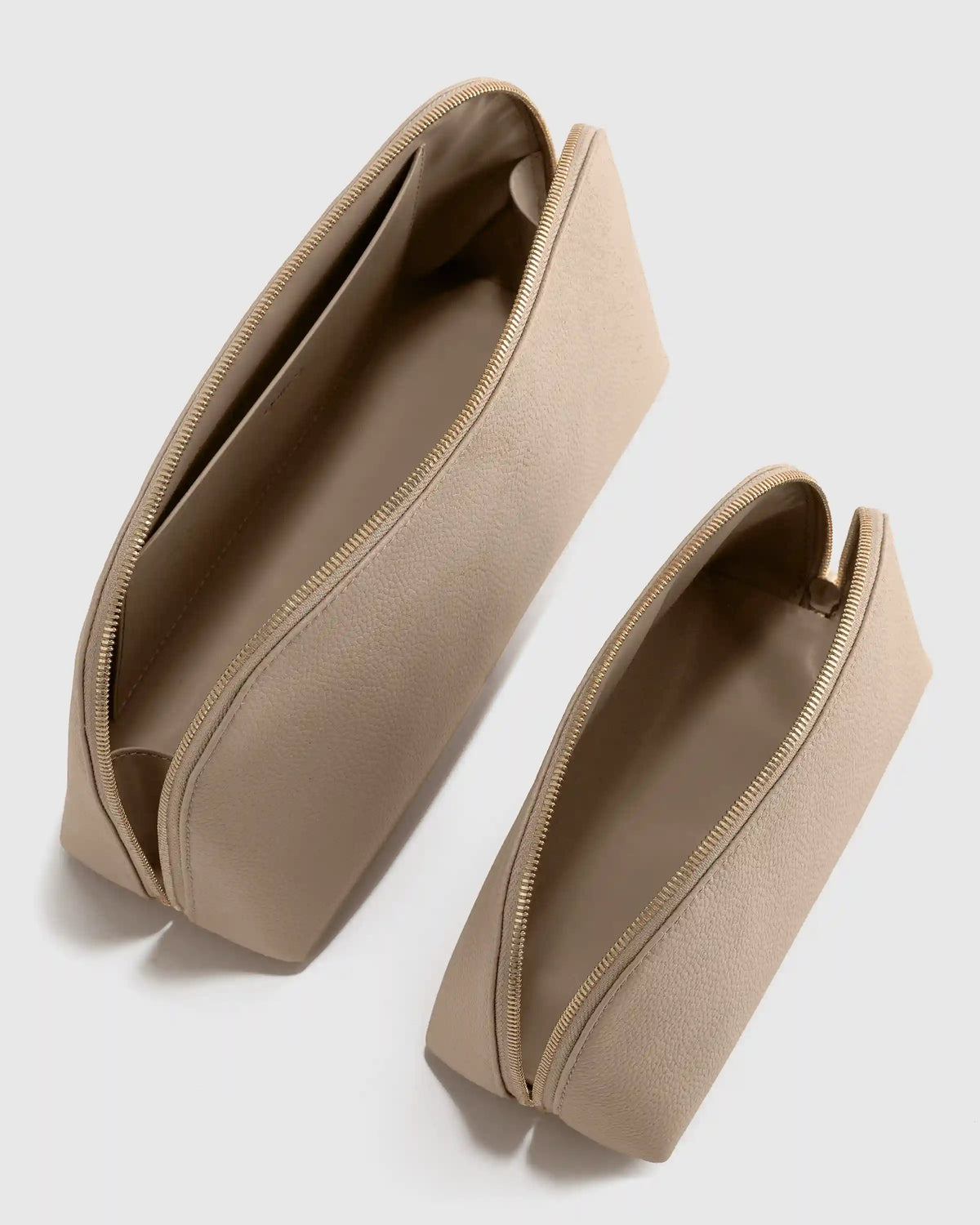 Italian Leather Pouch Travel Set