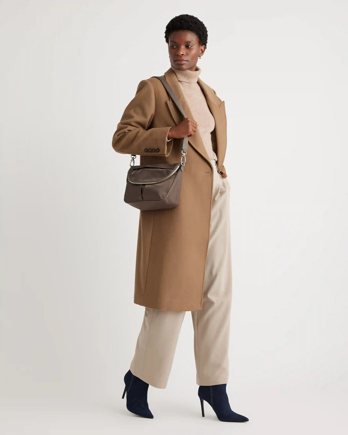 Revive Nylon Foldover Crossbody