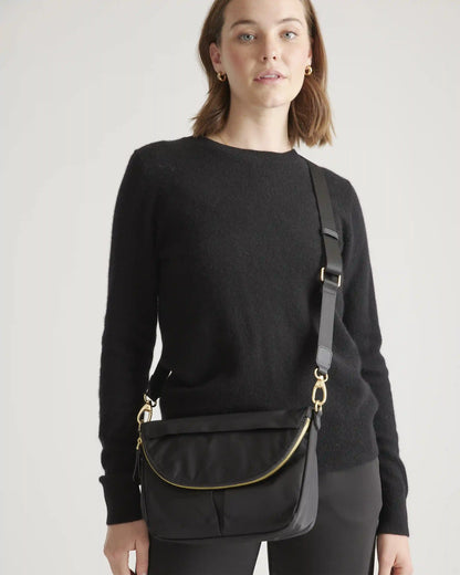 Revive Nylon Foldover Crossbody