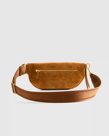 Quinn Suede Sling Bag