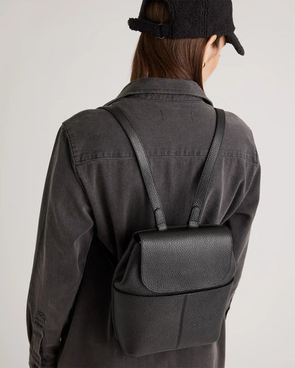 Italian Leather Small Backpack