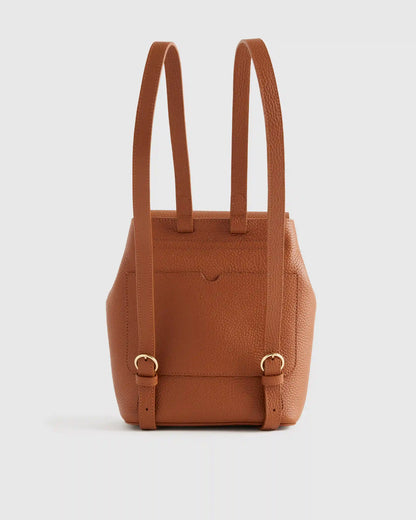 Italian Leather Small Backpack
