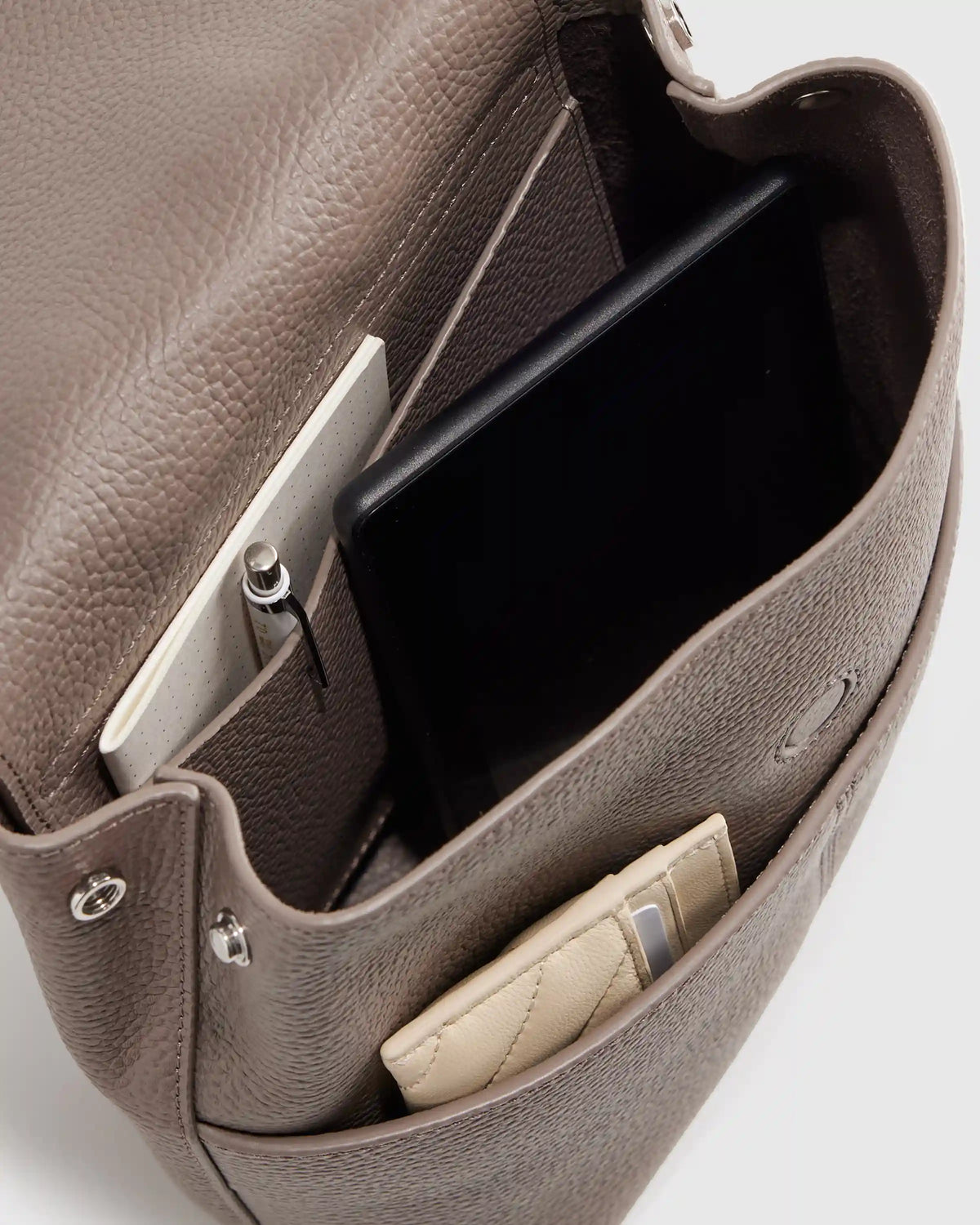 Italian Leather Small Backpack