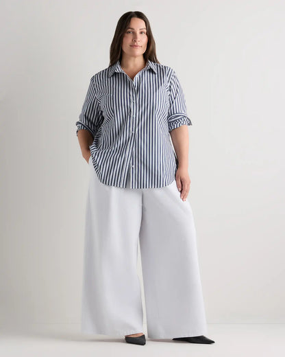 100% Organic Cotton Poplin Long Sleeve Shirt