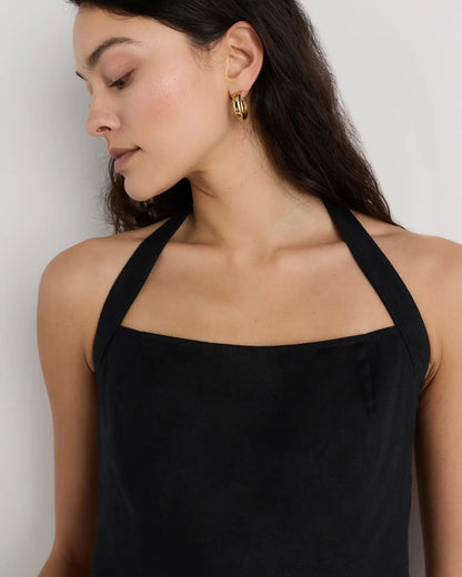 100% European Linen Halter Top