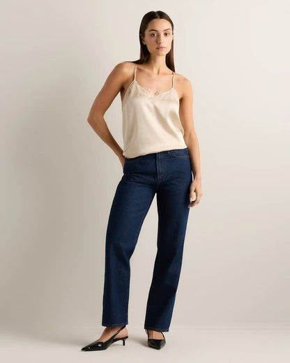 100% Washable Silk Lace Cami